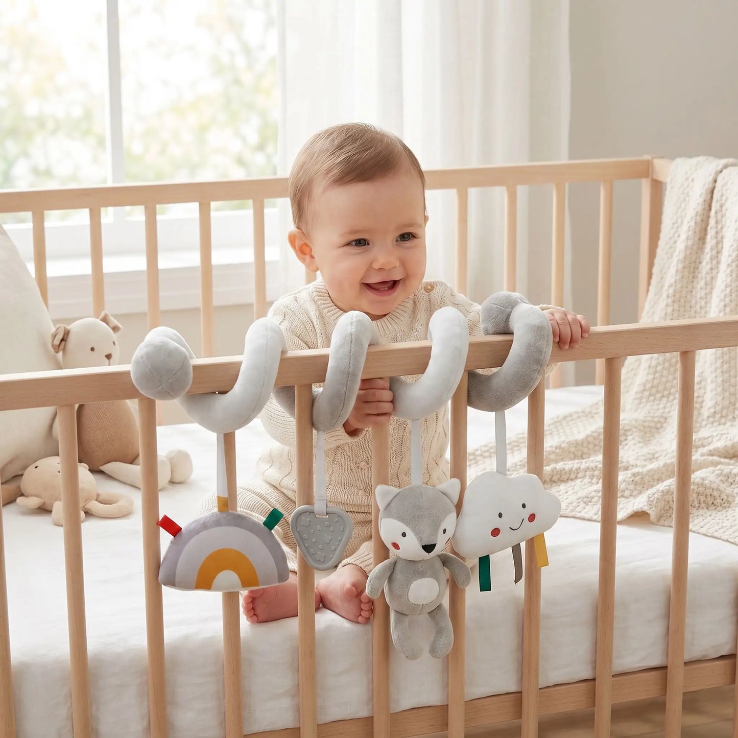 spirale dactivite bebe renard bebe berceau