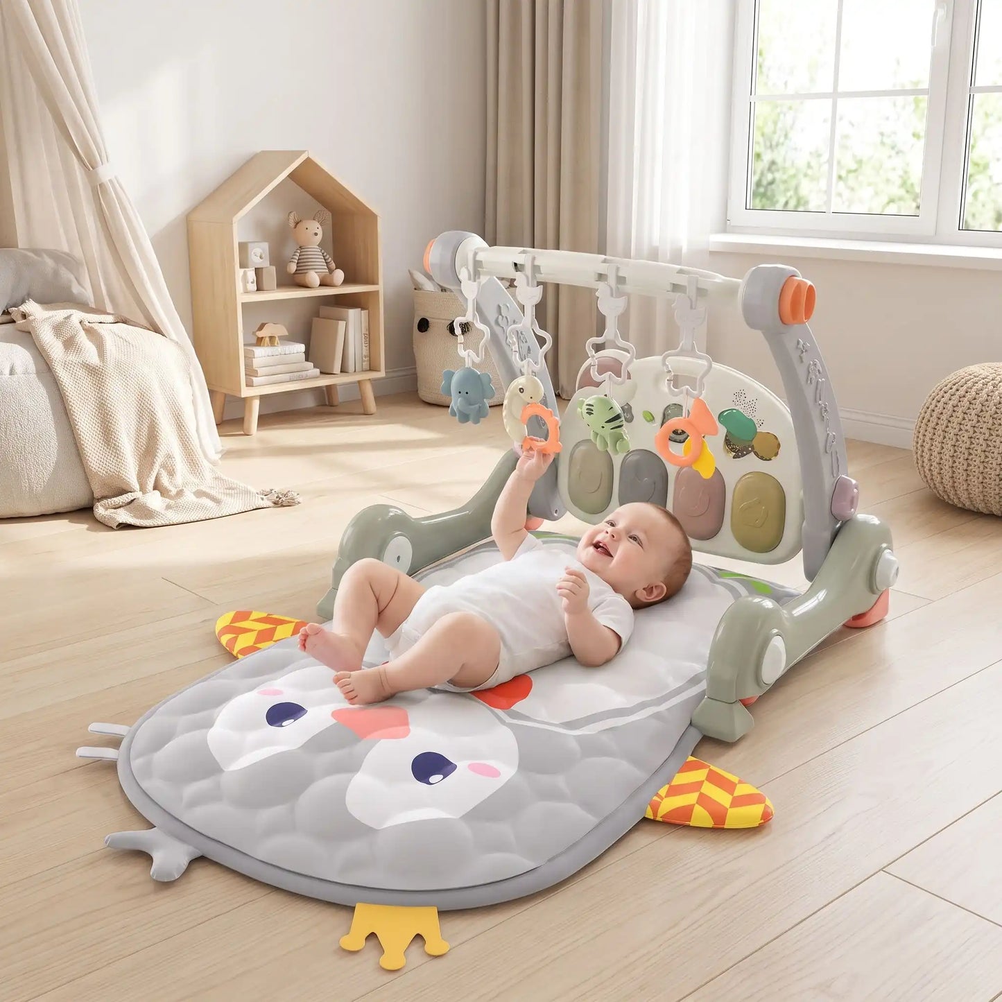 trotteur pour bebe coucher dos chambre bebe