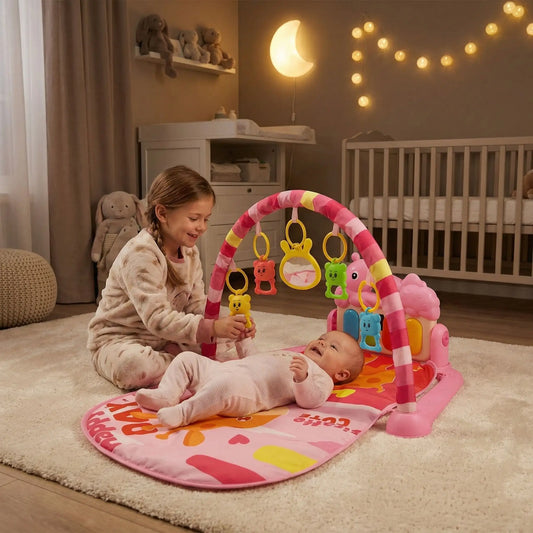 tapis d eveil bebe soeur bebe rose