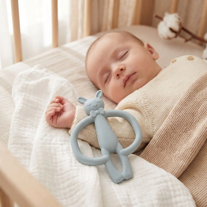 anneau de dentition bebe bleu bebe berceau