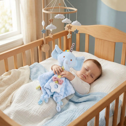 doudou bebe garcon bleu elephant