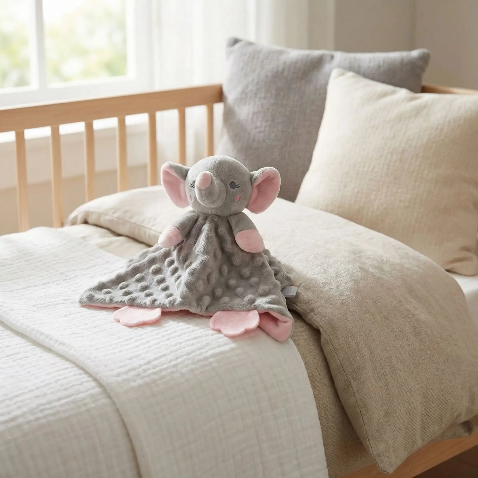 doudou  bebe gris elephant