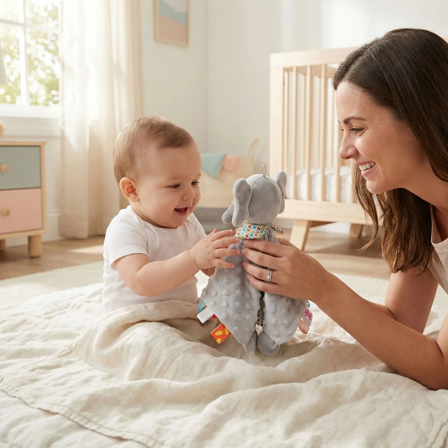 doudou bebe maman elephant