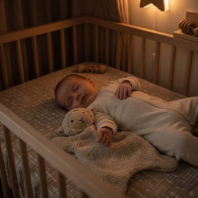 Doudou bebe nuit berceau