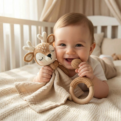 doudou cerfs bebe