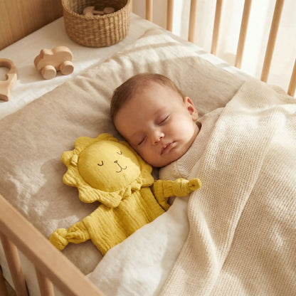 doudou lion dormir