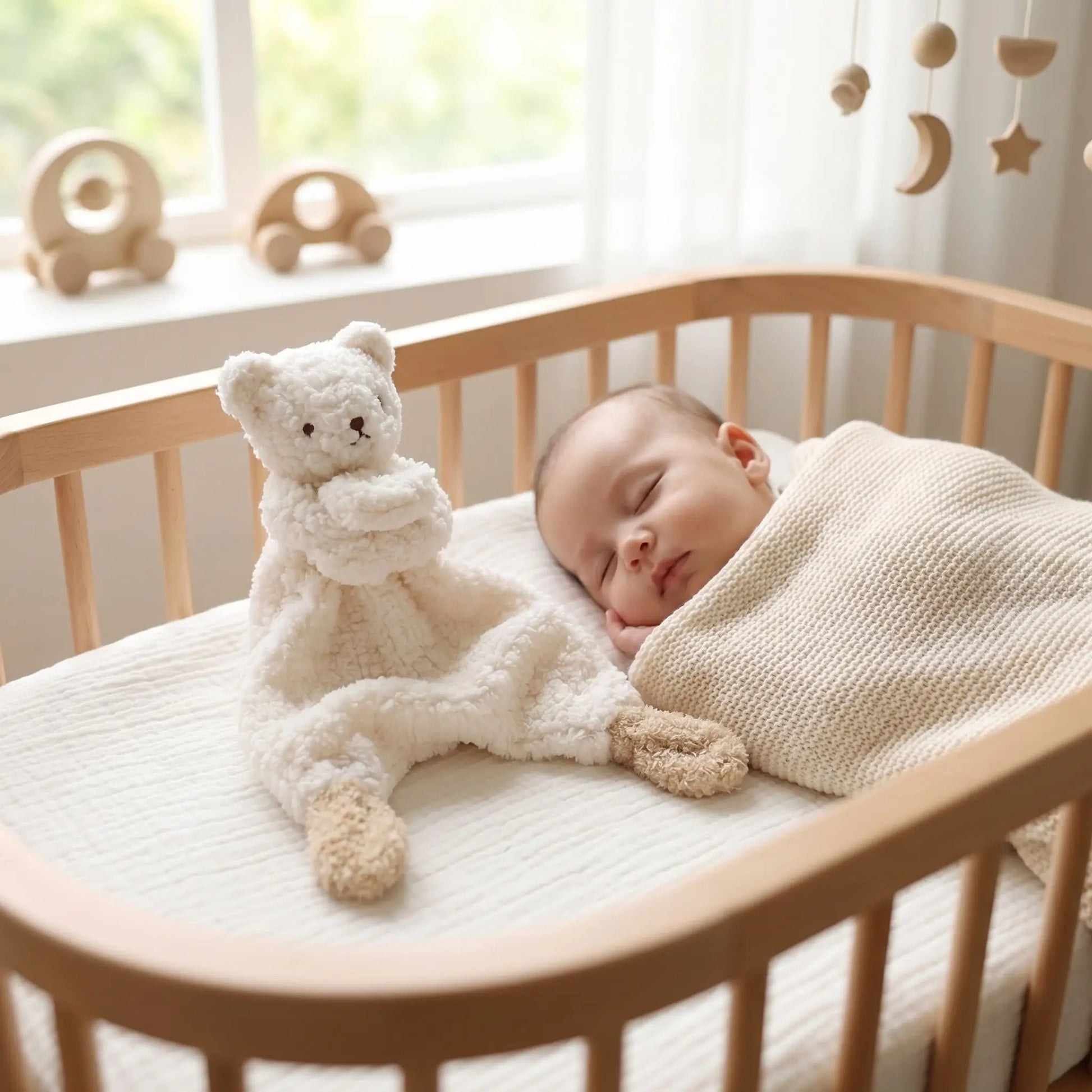 doudou pour bebe blanc