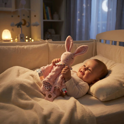 doudou rose lapin bebe rose
