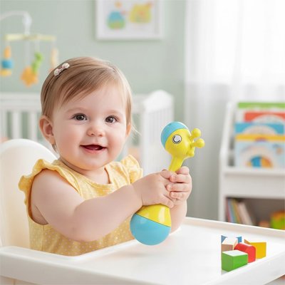 Hochet bebe bebe jaune