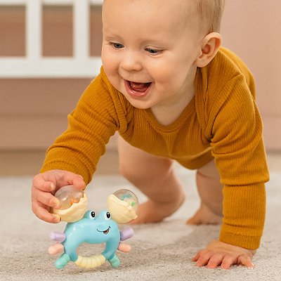 hochet bebe bleu bebe