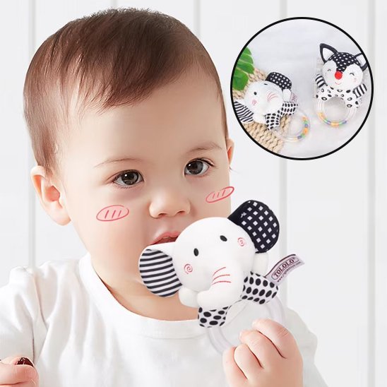 Hochet bébé face bebe elephant