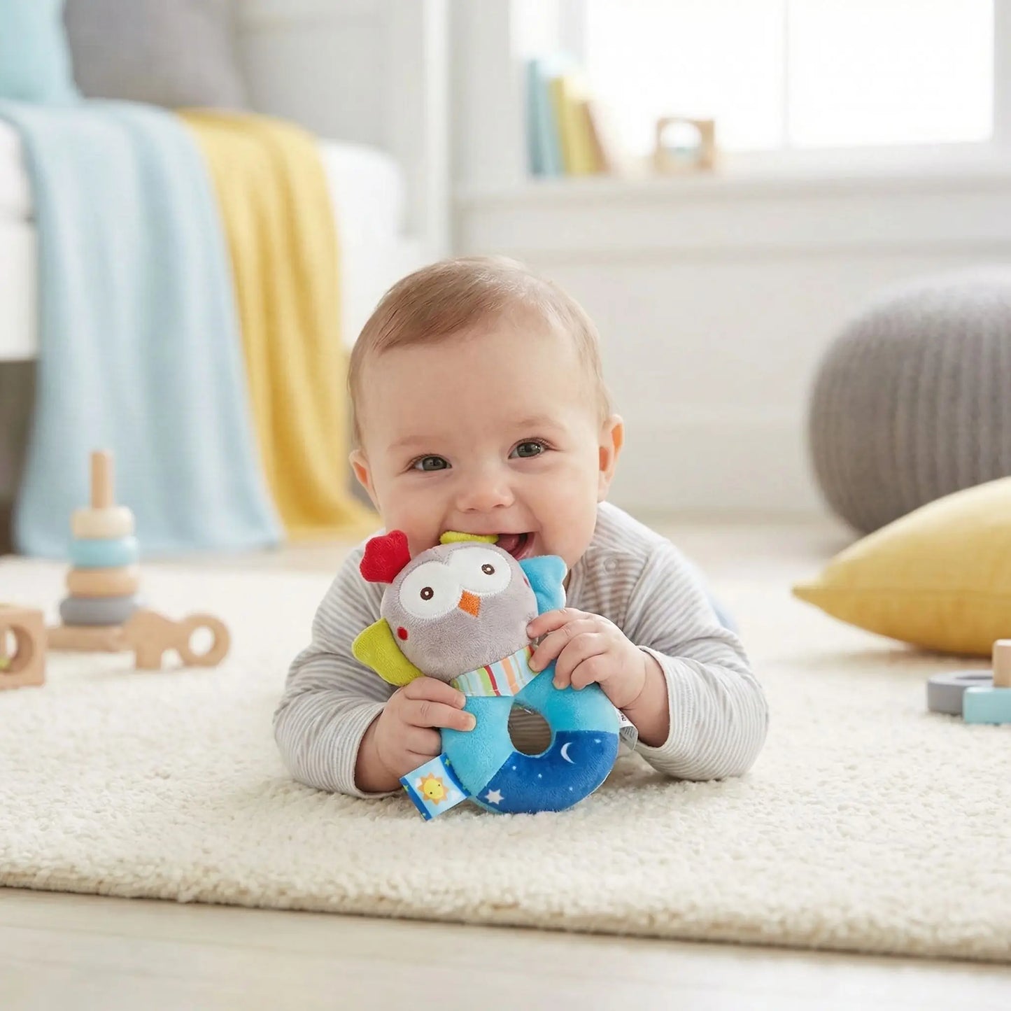 hochet pour bebe chouette