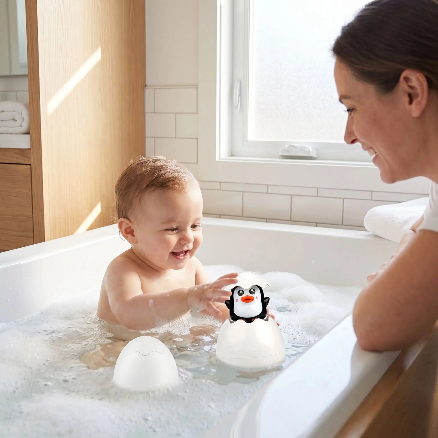 jouet baignoire bebe aqua maman bain