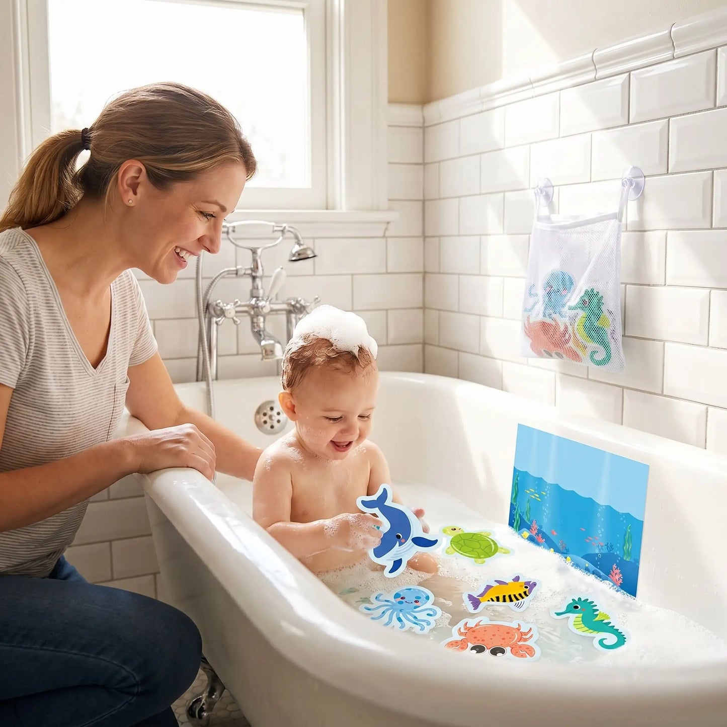 jouet baignoire bebe moussebain maman
