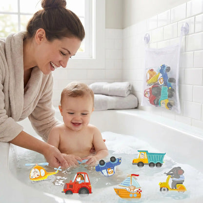 jouet baignoire bebe mousse eau maman