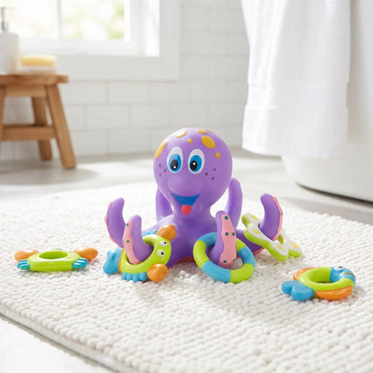 jouet baignoire pour bebe pieuvre tapis