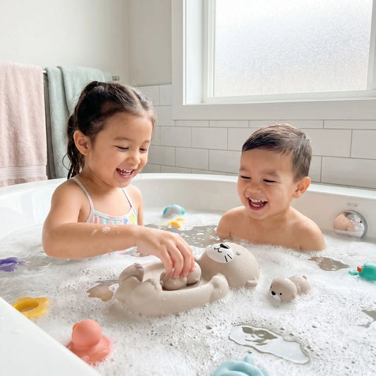 jouet bain bebe hippo soeur bain