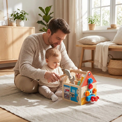 jouet bebe 1an boite papa bebe