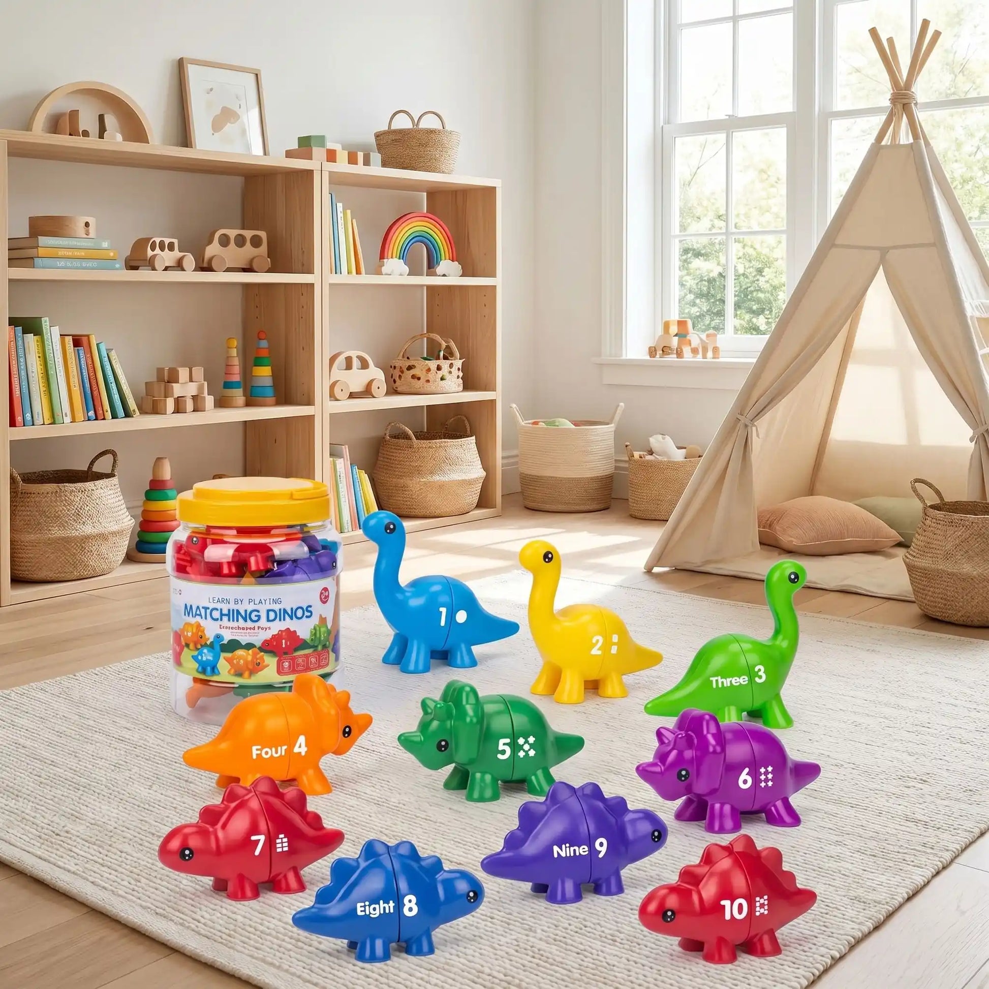 jouet bebe 1an dino tapis