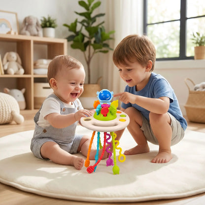 jouet bebe 1an sensoriel frere joue