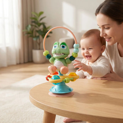 jouet bebe 6mois ventouse maman table