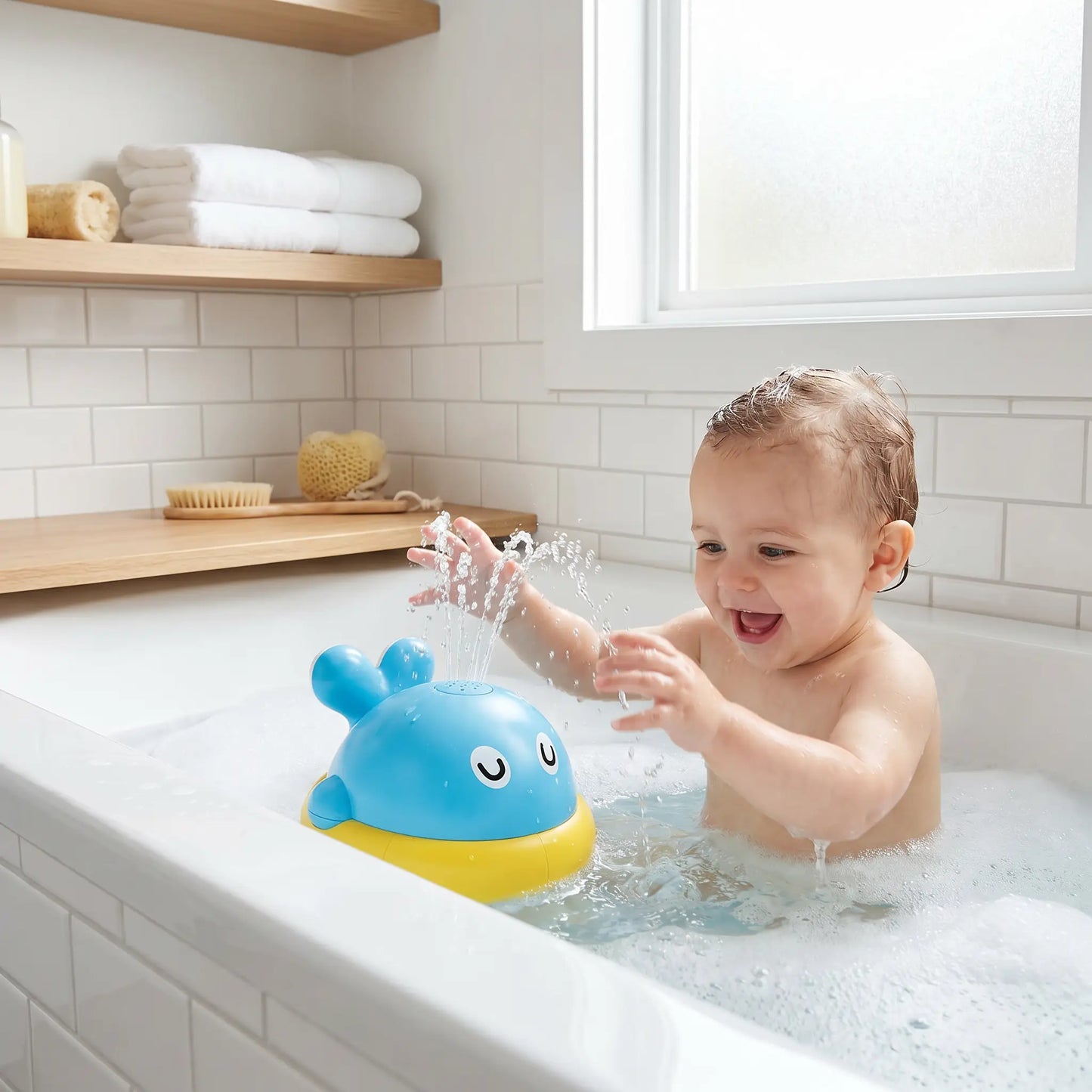 jouet de bain baleine bain bebe