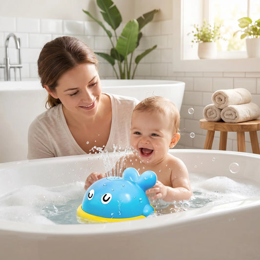 jouet de bain baleine maman bain