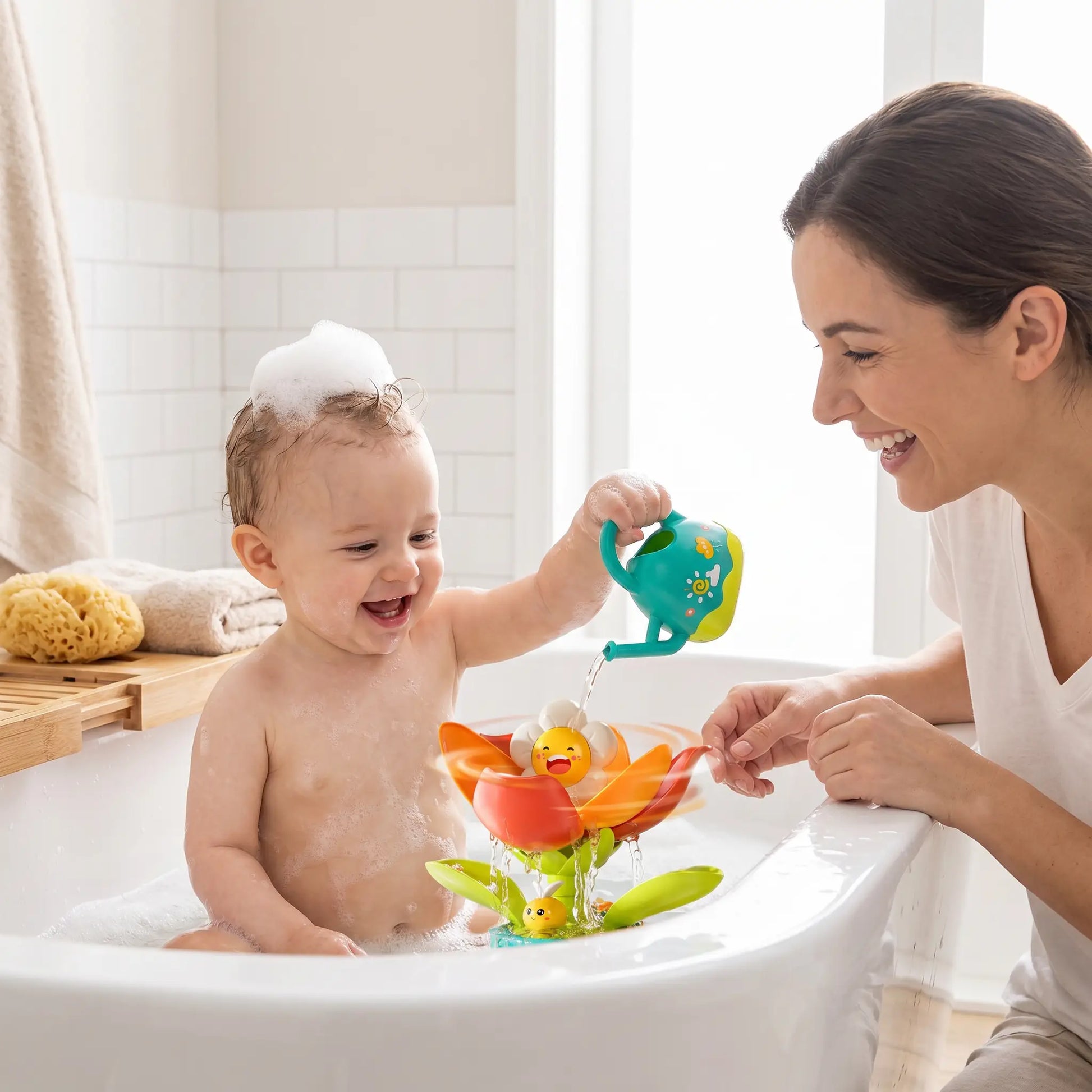 jouet de bain bebe maman bebe