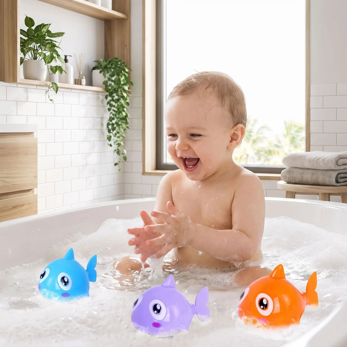 jouet de bain bebe poissons bebe bain joue