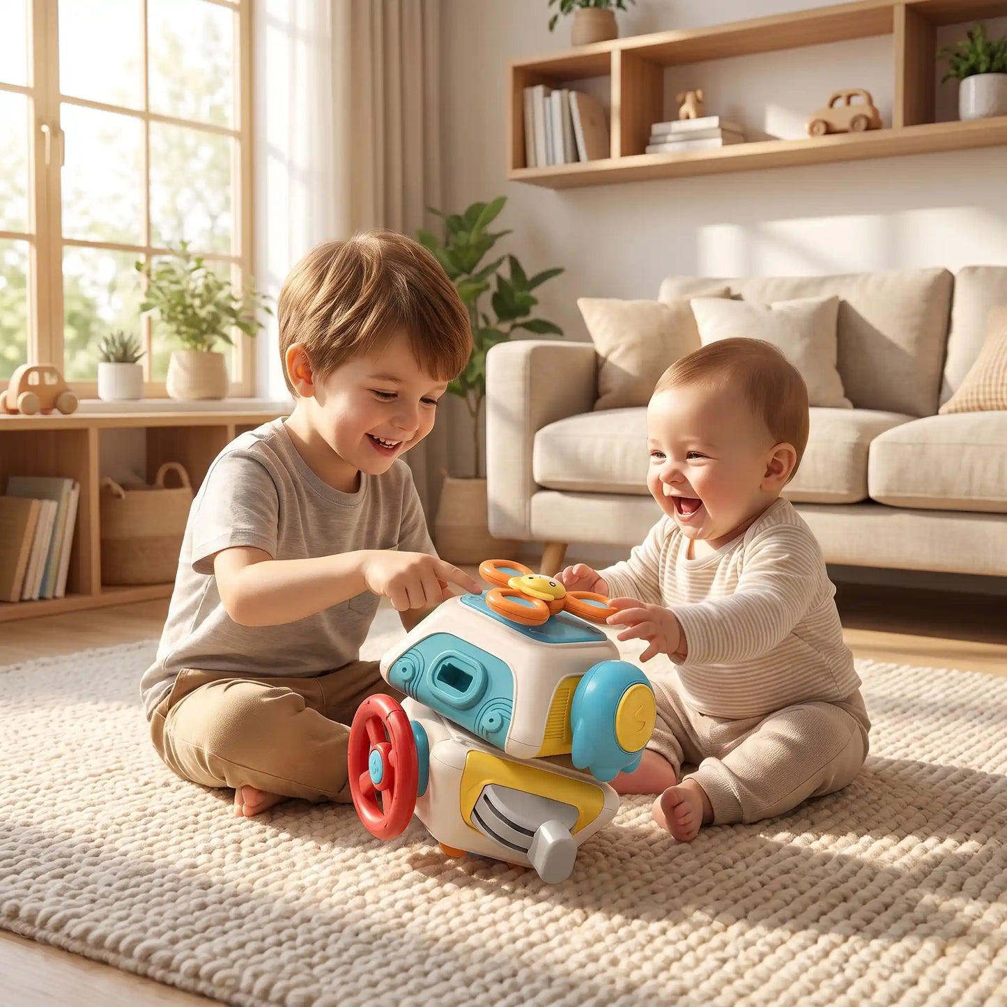 jouet pour bebe 6mois frere joue bebe cube