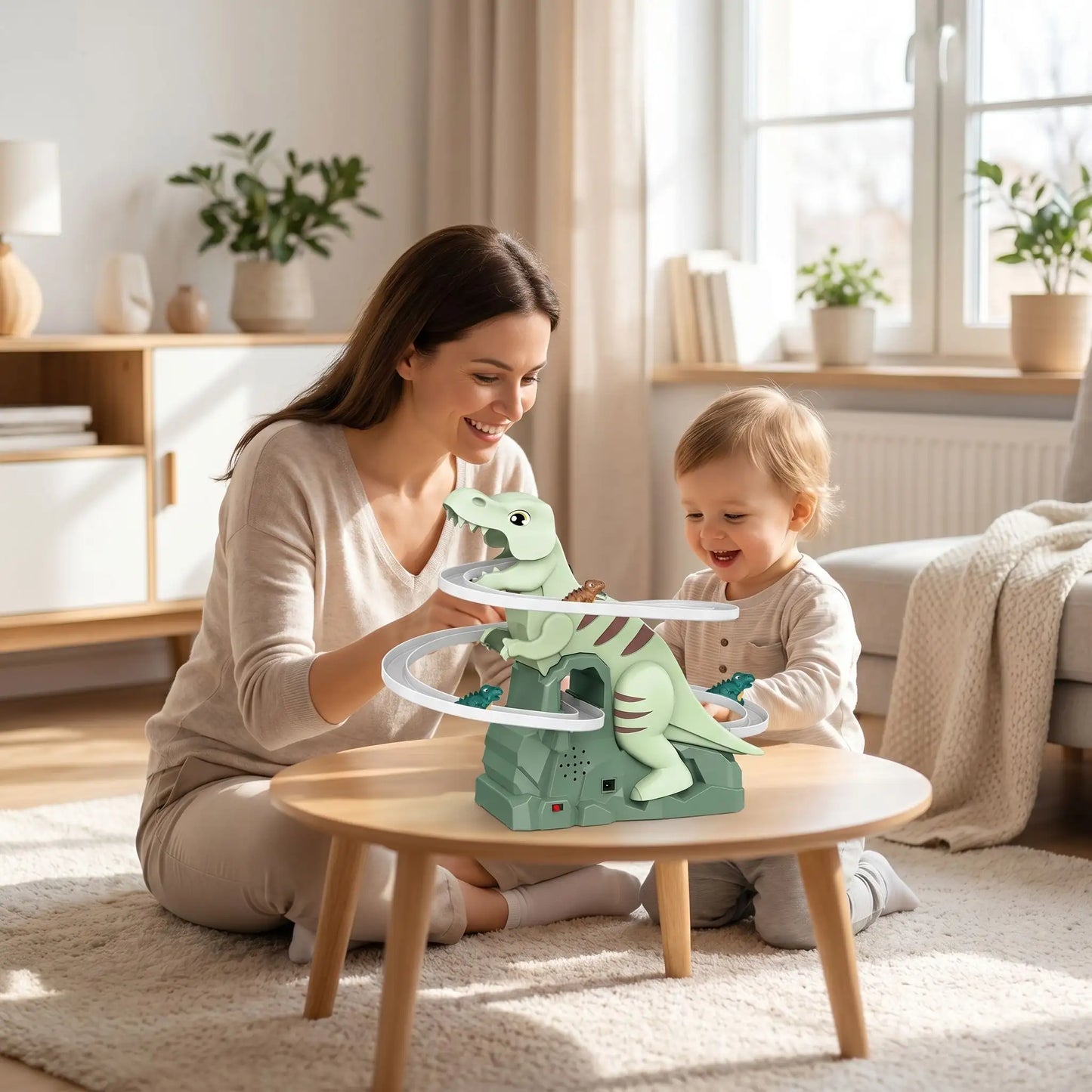 jouet pour bebe dinosaure table maman