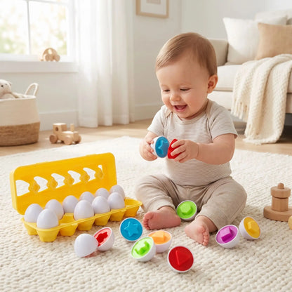 jouet pour bebe oeufs bebe assis