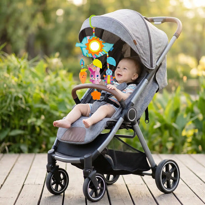 jouet pour bebe suspendu pousette lapin