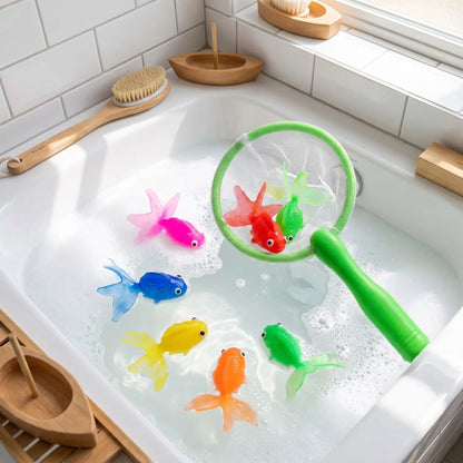 jouets de bain bain filet poissons