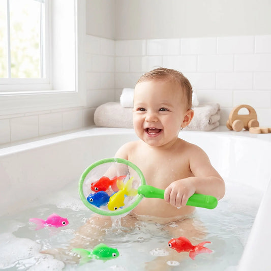 jouets de bain bebe bain filet poissons