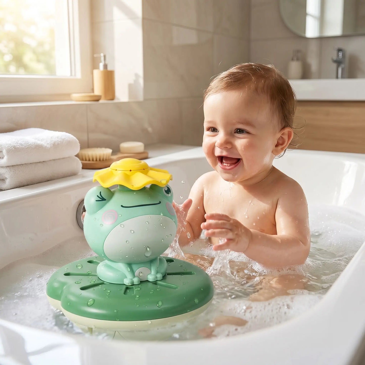 jouets de bain grenouille bain bebe joue