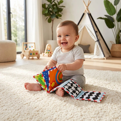 livre bebe bebe assis tapis
