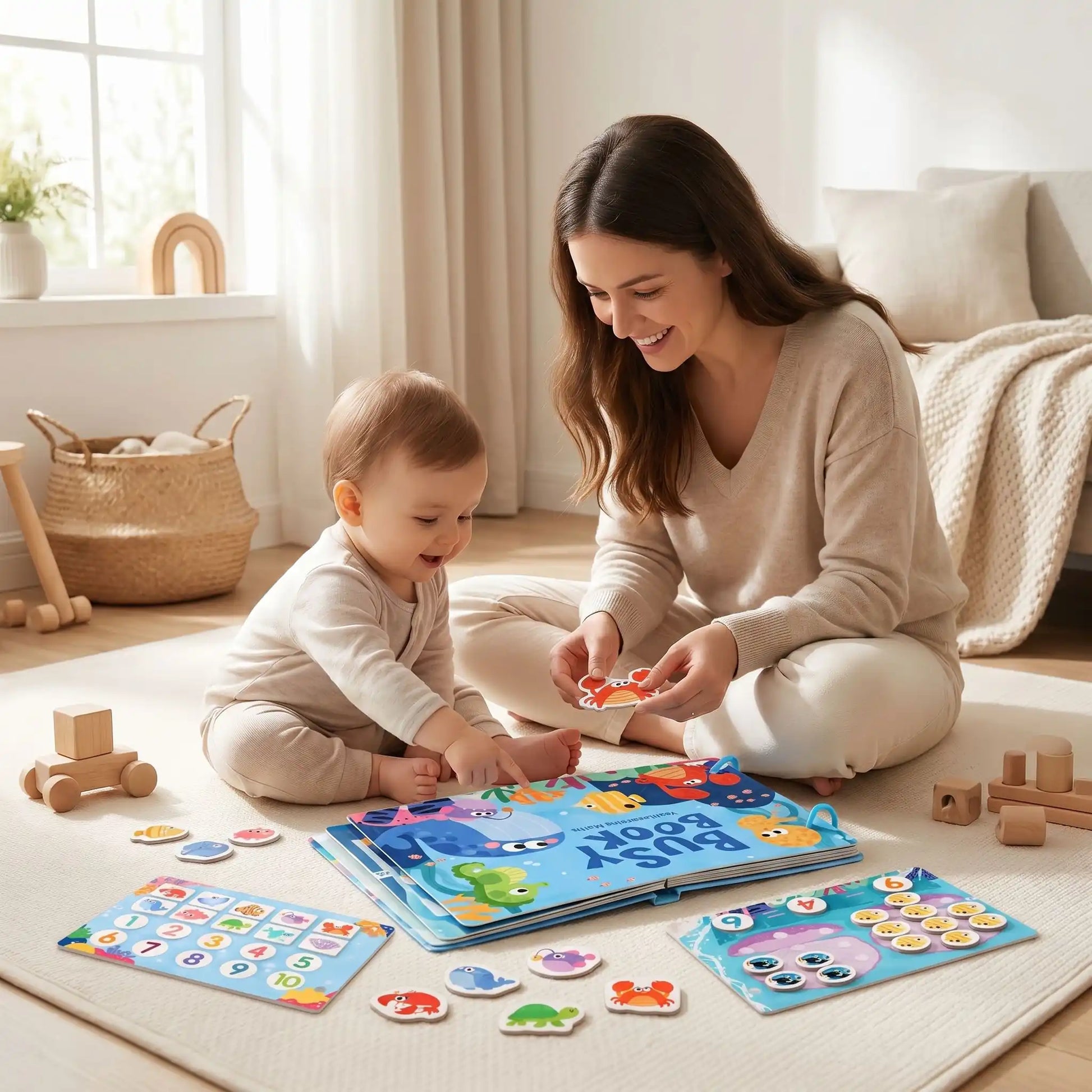 livre bebe bebe maman joue