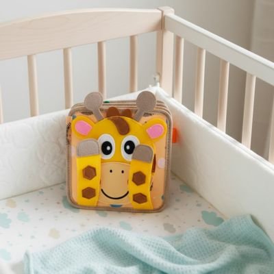 Livre bebe en tissus girafe landau