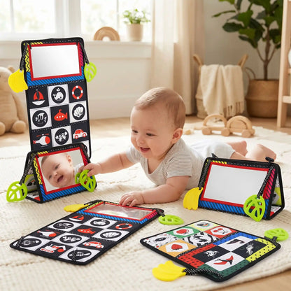 livre bebe en tissus miroir bebe joue