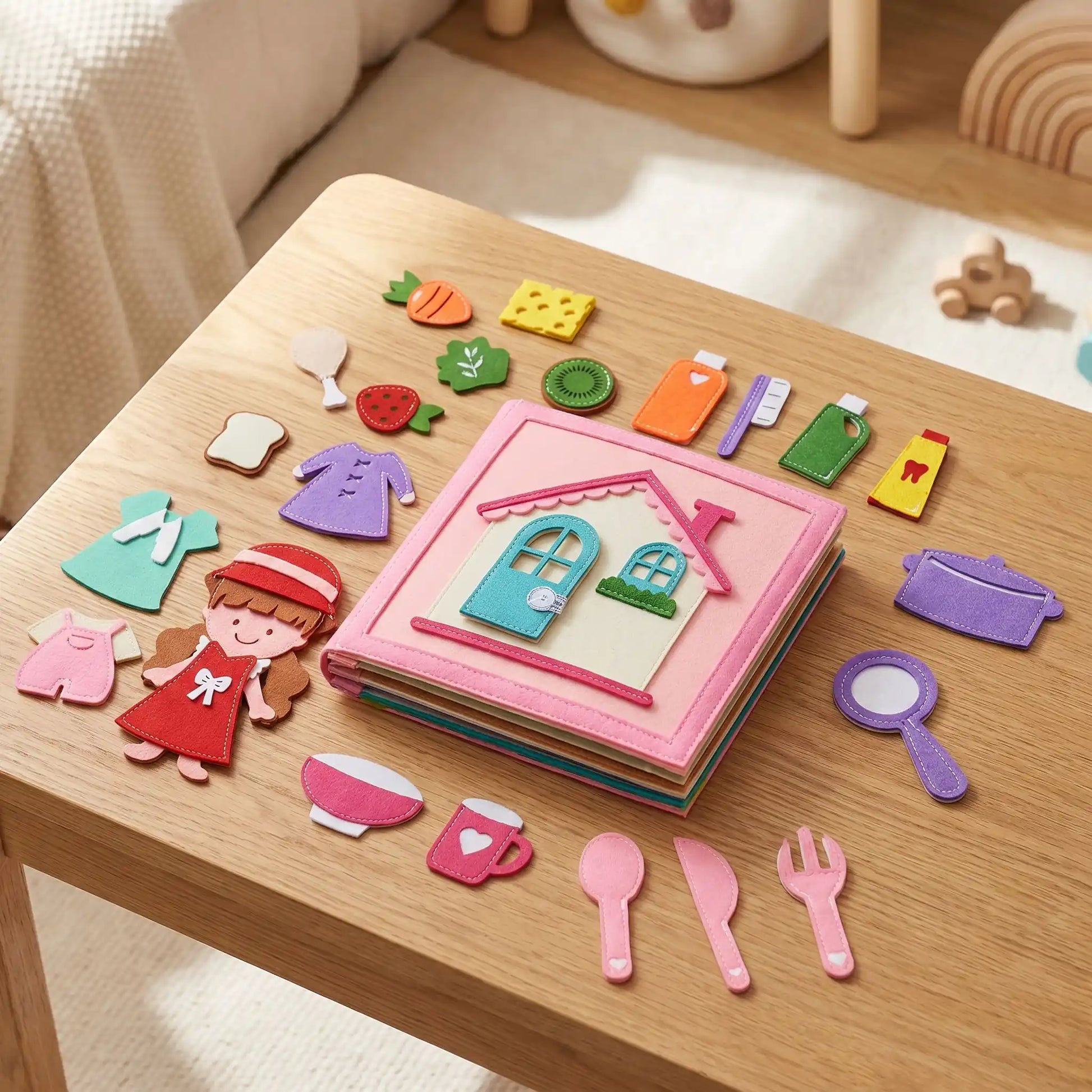 livre bebe eveil table