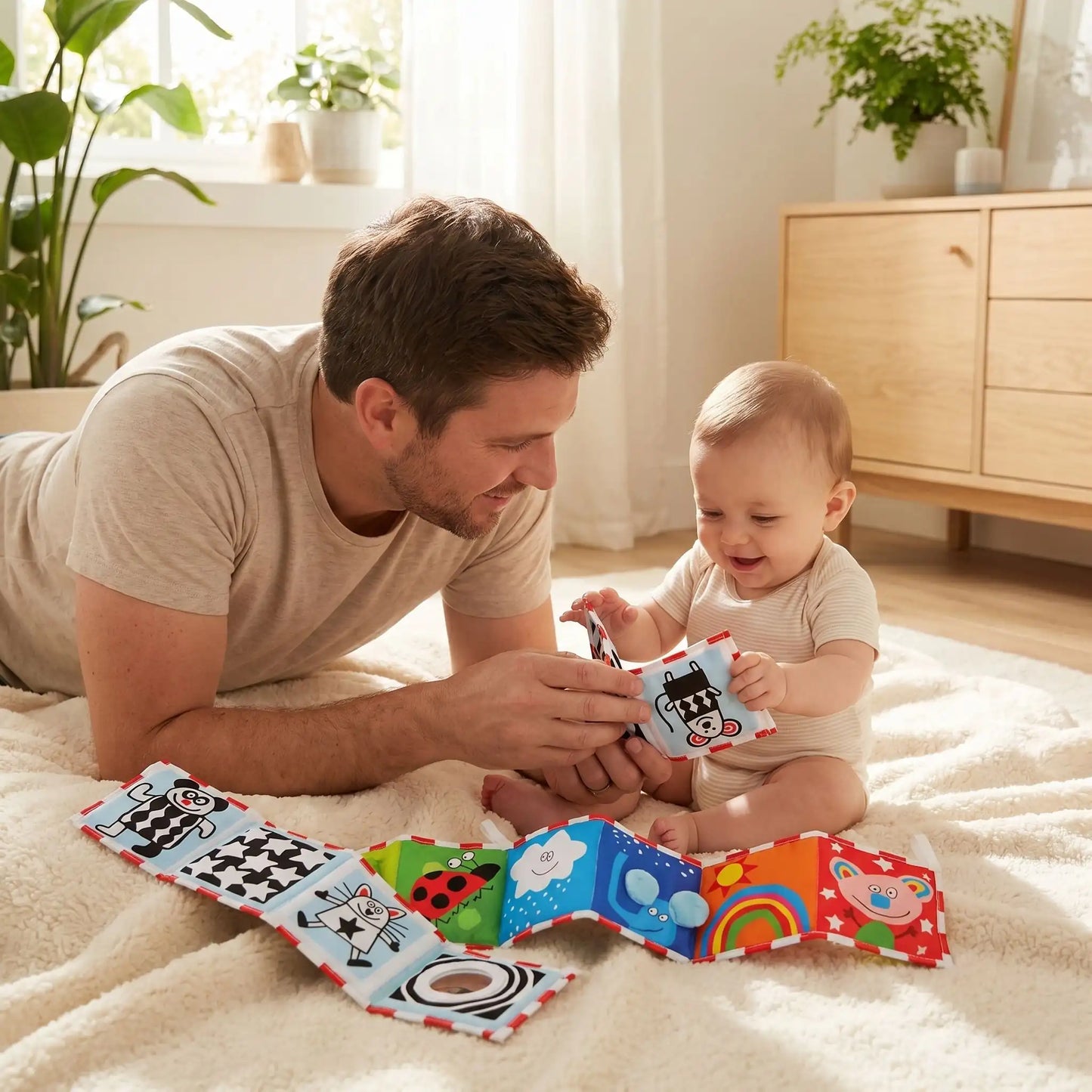 livre bebe papa joue bebe livre