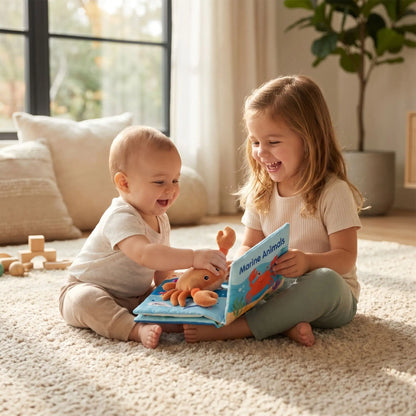 livre musical bebe soeur joue bebe