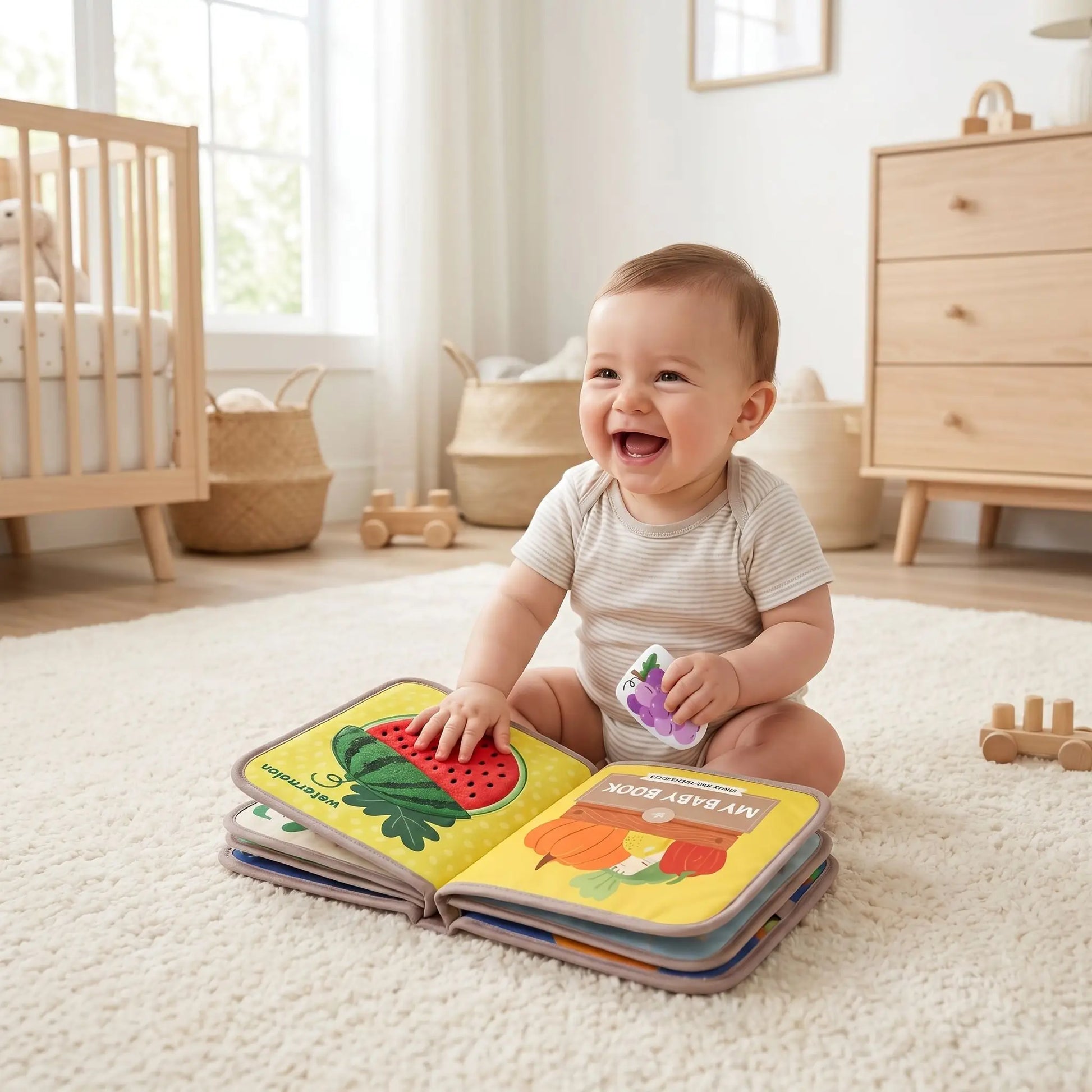 livre sensoriel bebe bebe ris