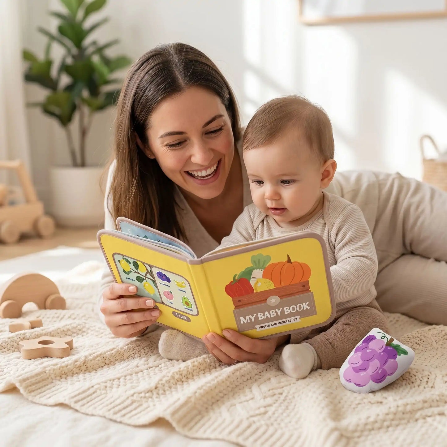 livre sensoriel bebe maman lis