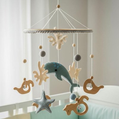 Mobile bebe baleine