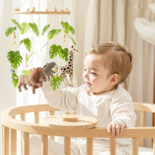 MOBILE BEBE feuillage lion