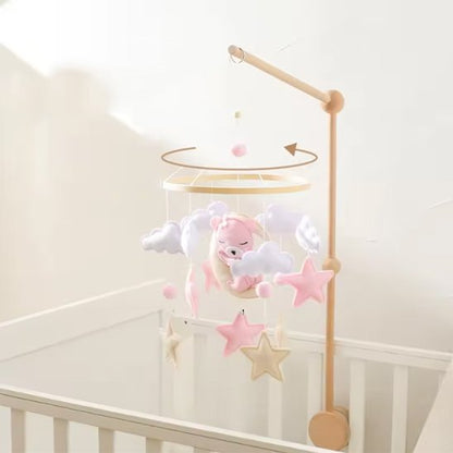 MOBILE BEBE ROSE TOURNE