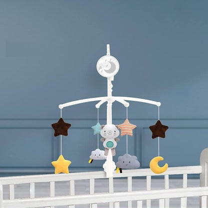 Mobile musical bébé blanc ours