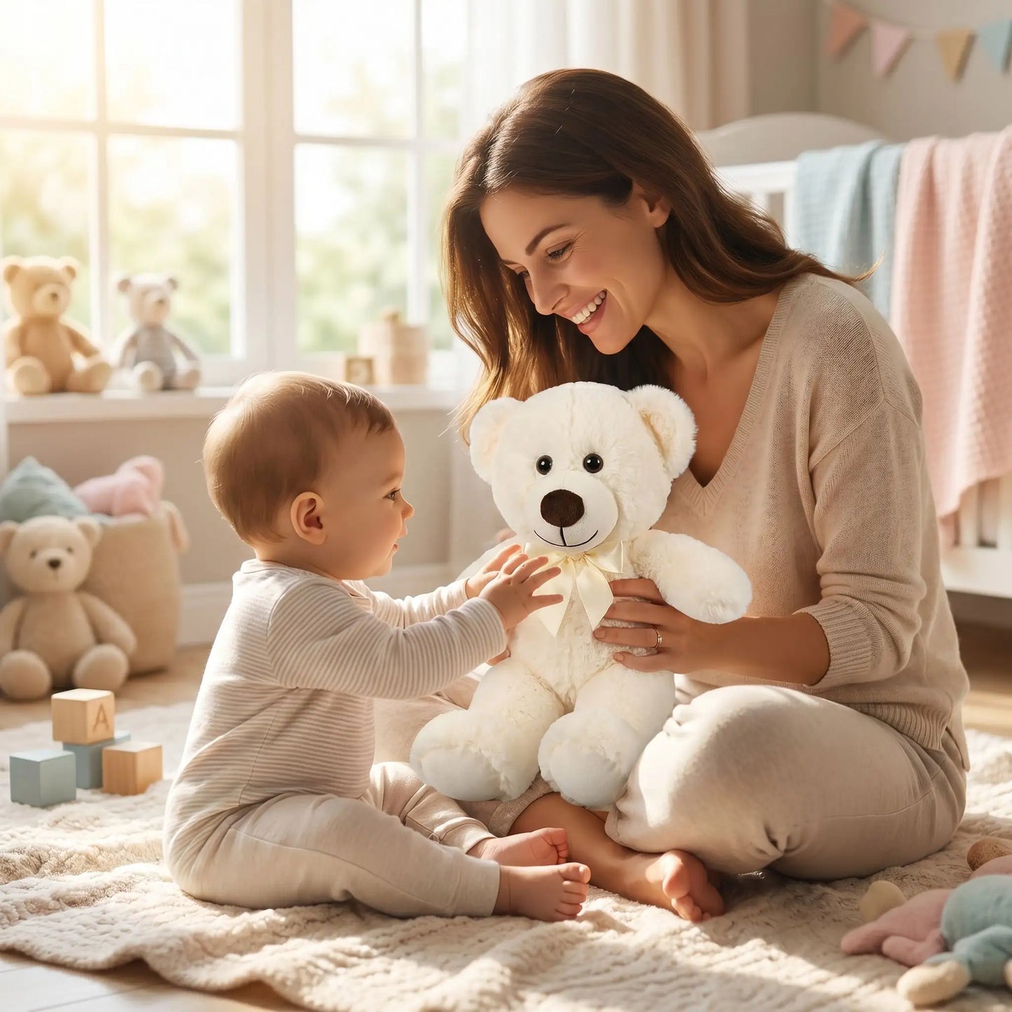 ours en peluche douceur maman bebe